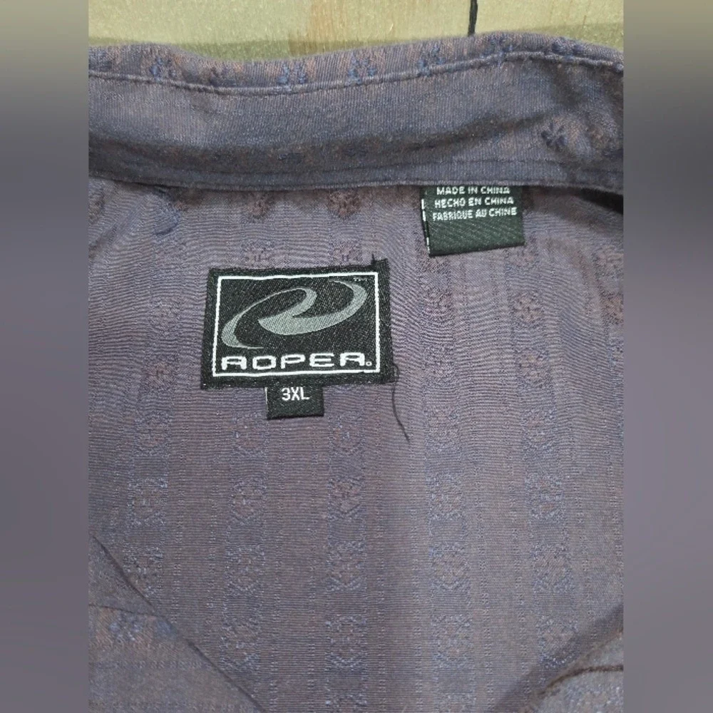 Roper Men's Western Snap Button Shirt‎ | 3XL | Long Sleeve | Charity Listing - Picture 2 of 11